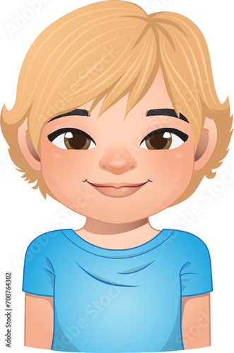 Little boy face  avatar  kid head with dreadlocks hair cartoon PNG