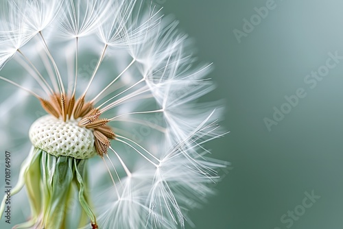 A close up of a dandelion