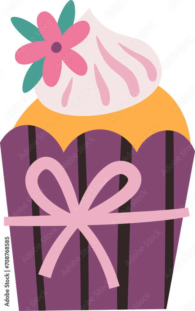 Mini Cake With Flowers Mini Cake With Flowers