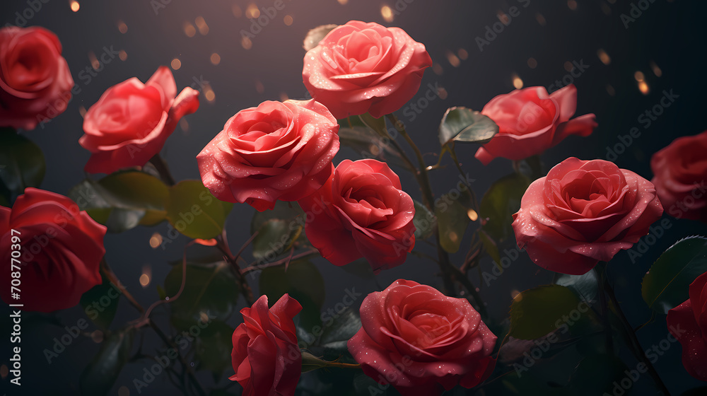 Valentine's Day, love and romance background, background with heart shapes Valentine's Day, love and romance background, background with heart shapes