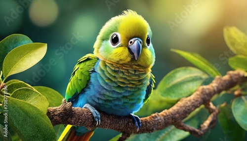 yellow and green parrot © Dan Marsh