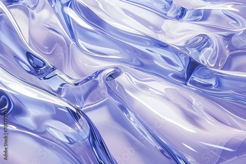 Blue Silk Wave Texture Design