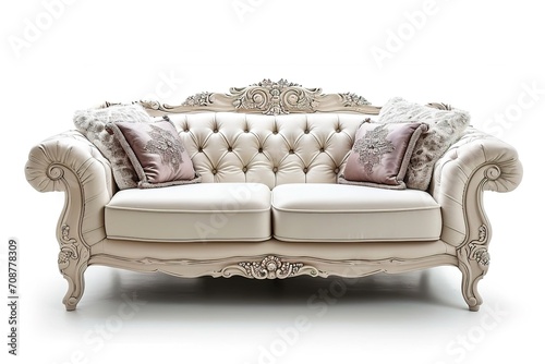 sofa furniture isolated on white background.