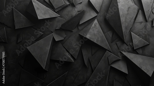 Black and white crumpled paper with a geometric diamond pattern