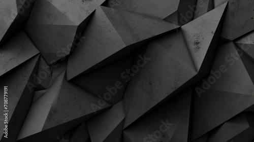 Black and white geometric triangle pattern for abstract wallpaper or background design photo