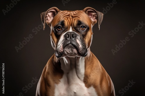 Bulldog dog portrait in studio © blvdone