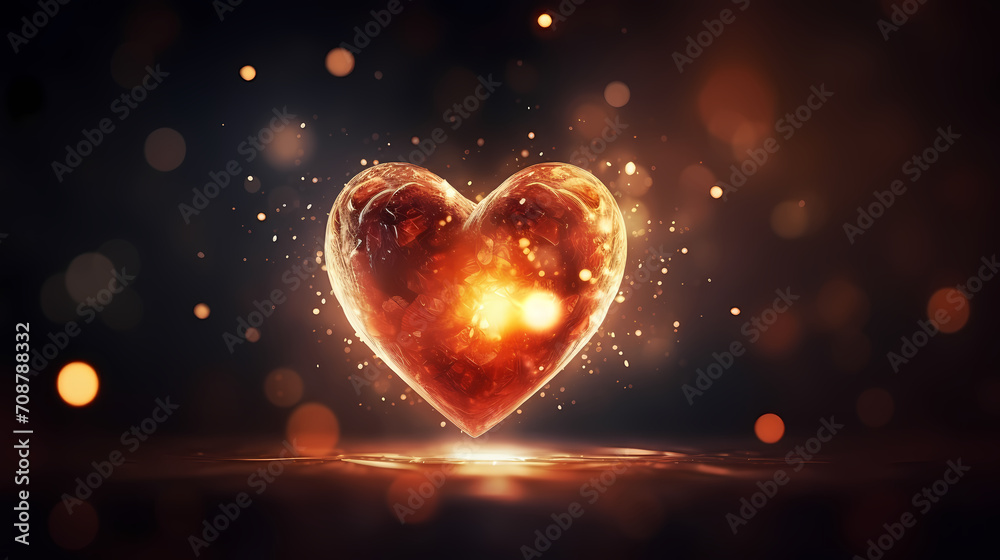 Vibrant Valentine's Day background, hearts background Vibrant Valentine's Day background, hearts background