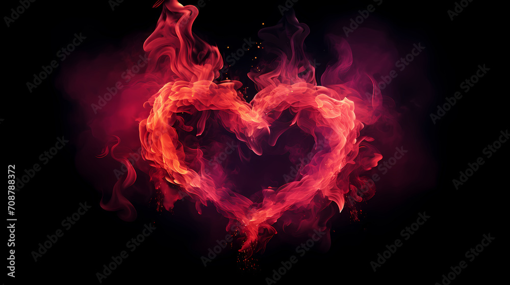 Vibrant Valentine's Day background, hearts background Vibrant Valentine's Day background, hearts background