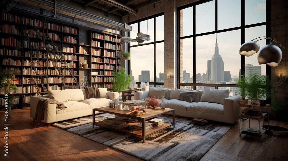 Modern scandinavian inspired living room interior design Modern scandinavian inspired living room interior design