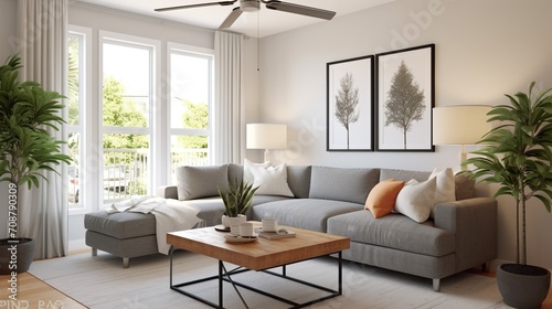 Interior design of modern living room  © Faisal