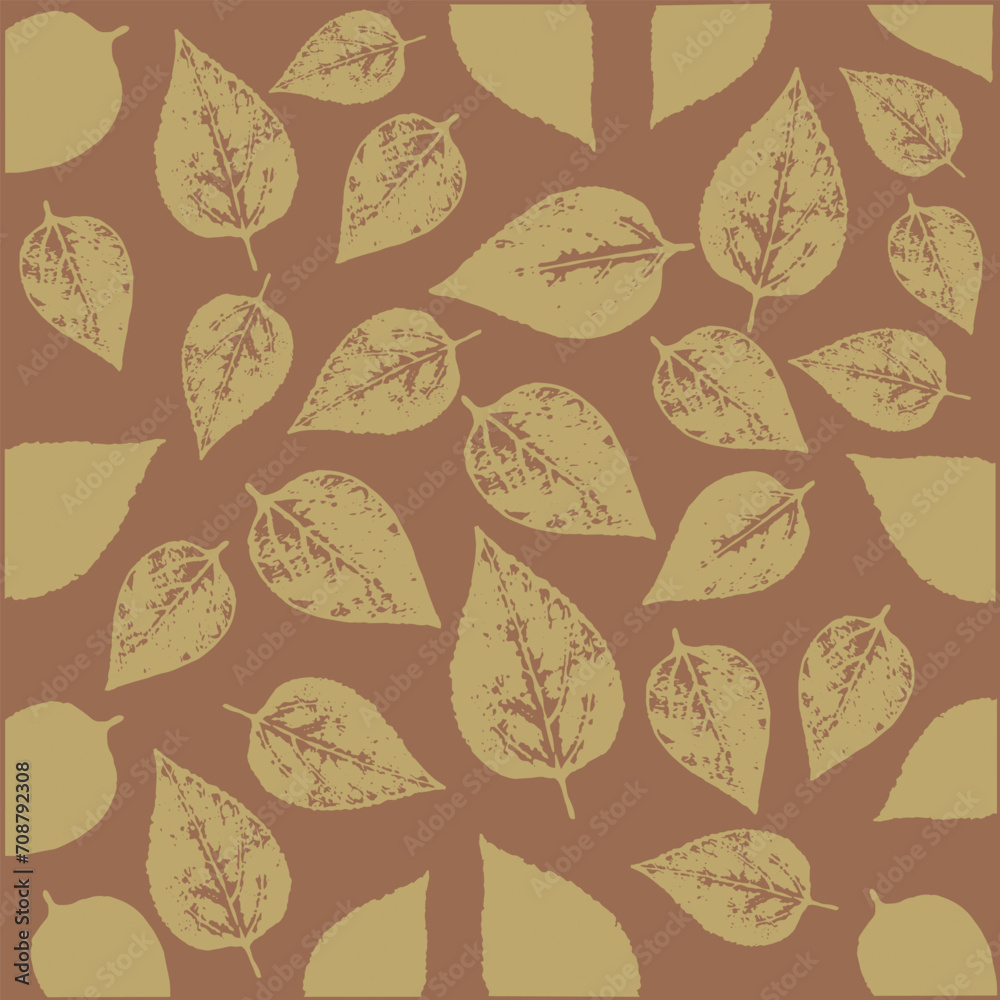 Leave seamless background illustration pattern Leave seamless background illustration pattern