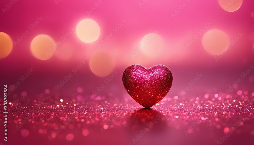 heart on a pink background