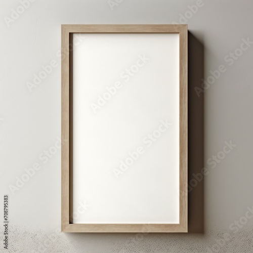 Wooden Frame Hanging on Wall
