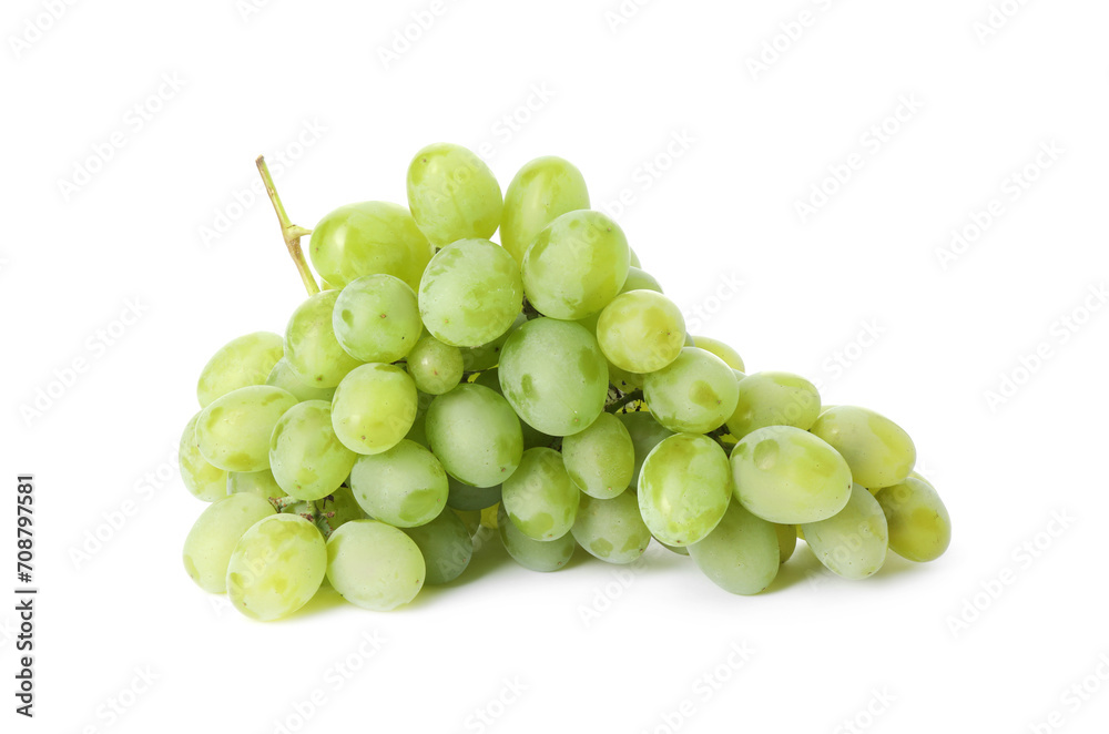 Fresh ripe juicy grapes isolated on white Fresh ripe juicy grapes isolated on white
