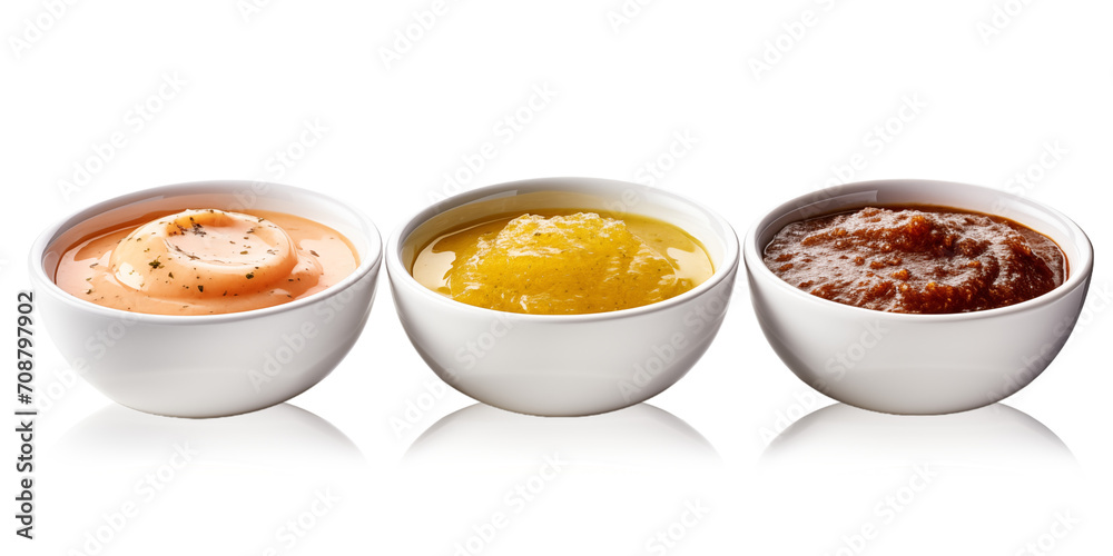 collection of different sauce collection of different sauce