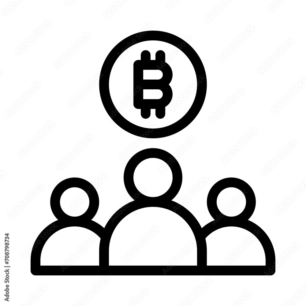 investors line icon