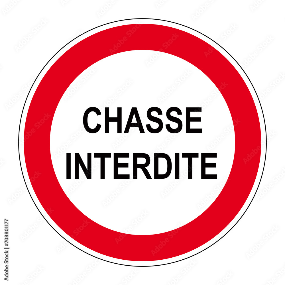 Panneau d'interdiction Panneau d'interdiction