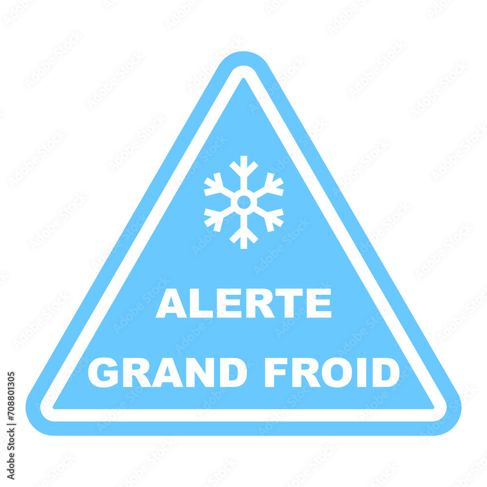 Obraz premium Alerte grand froid