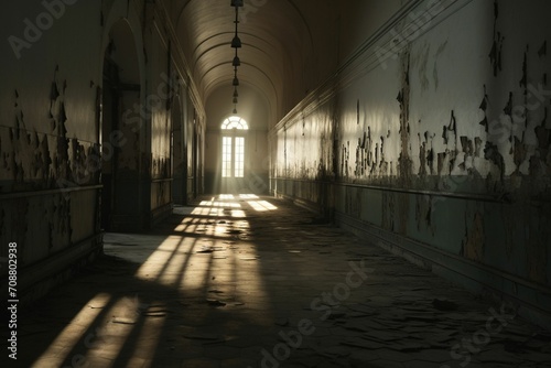Abandoned Asylum Shadows Shadows cast on the © ITAUANA