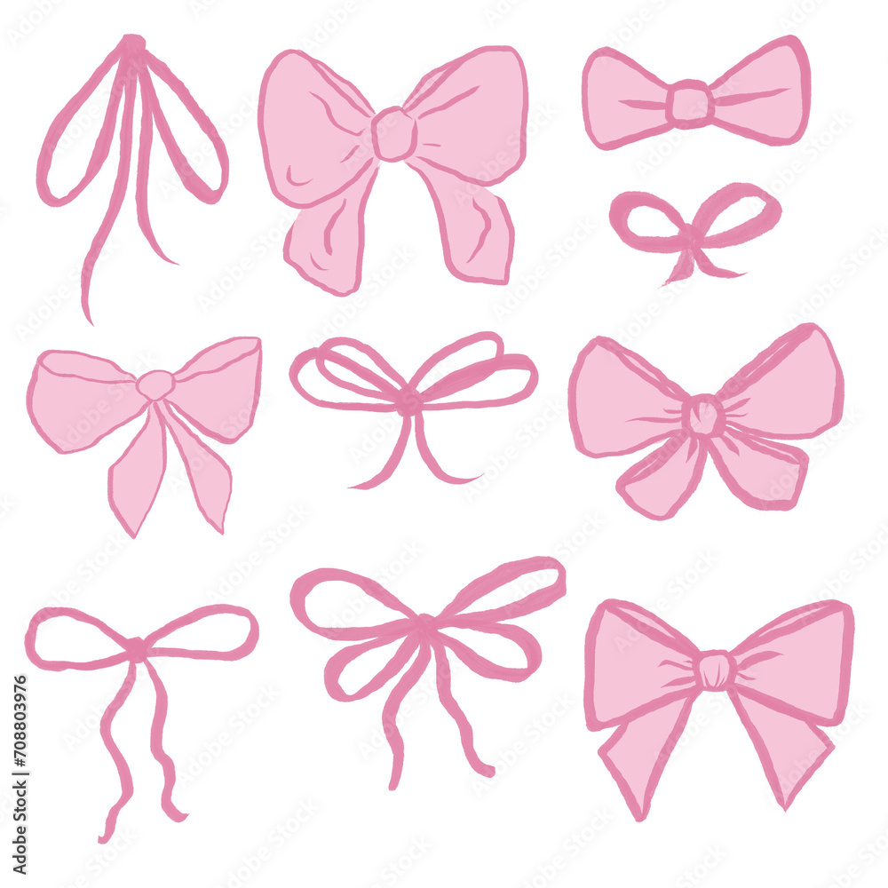 set of bows set of bows