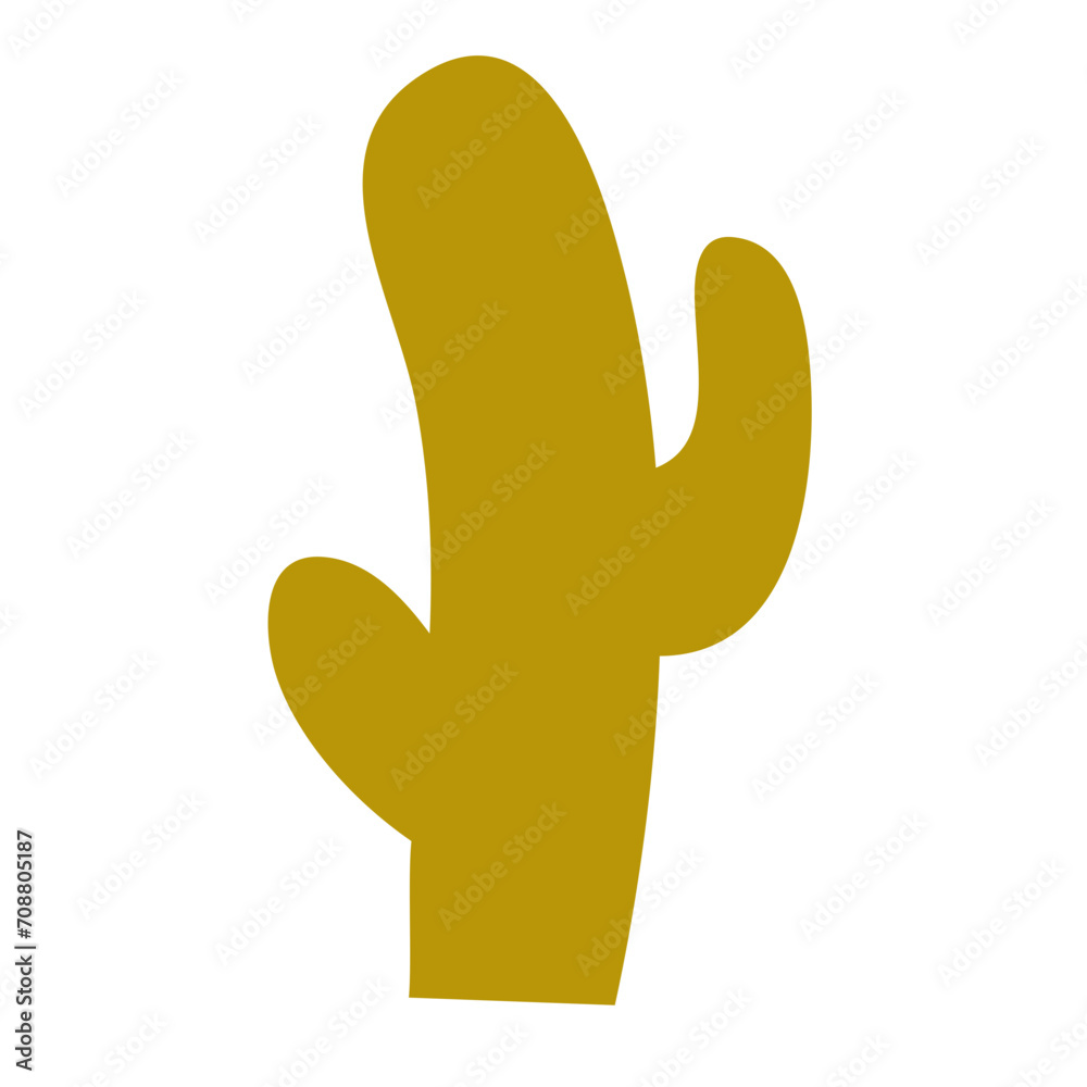 Cactus Flat Vector Illustration Cactus Flat Vector Illustration