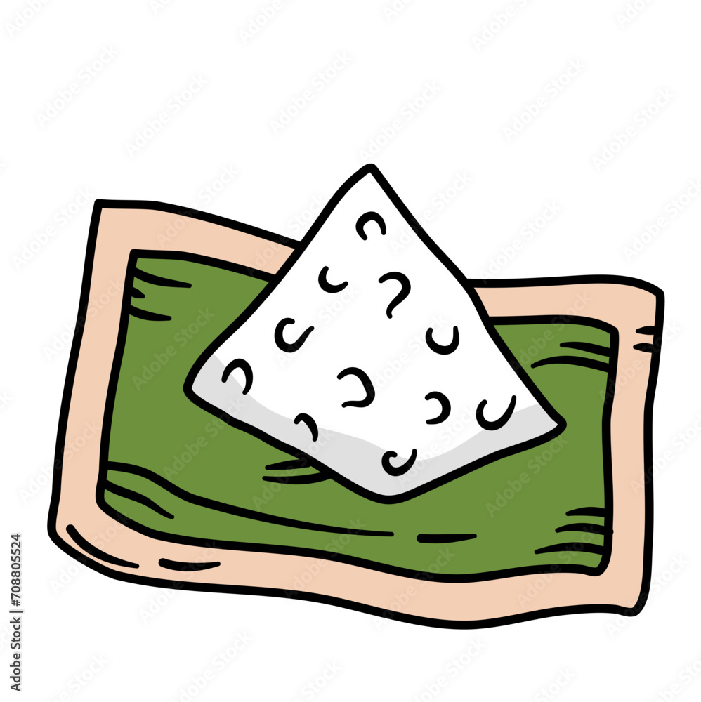 Rice Angkringan in Javanese Vector Illustration Rice Angkringan in Javanese Vector Illustration