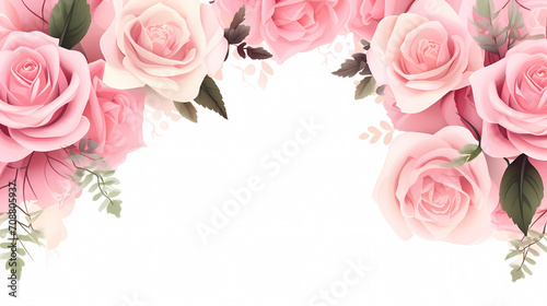 Beautiful pink rose bouquet flowers background, symbol of Valentine's Day, wedding, love