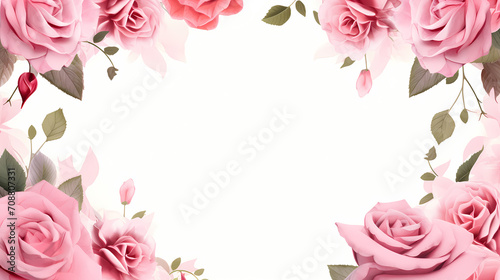 Beautiful pink rose bouquet flowers background, symbol of Valentine's Day, wedding, love