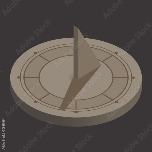 illustration of compass