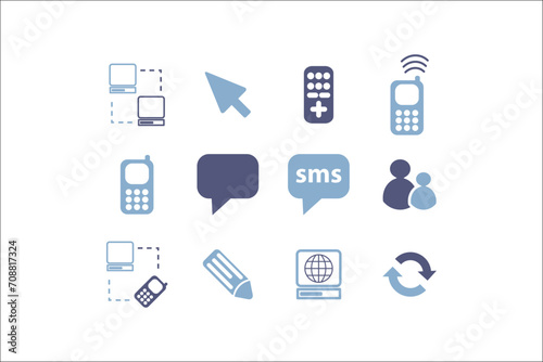 Professional Business Icons Collection for Elegant Designs