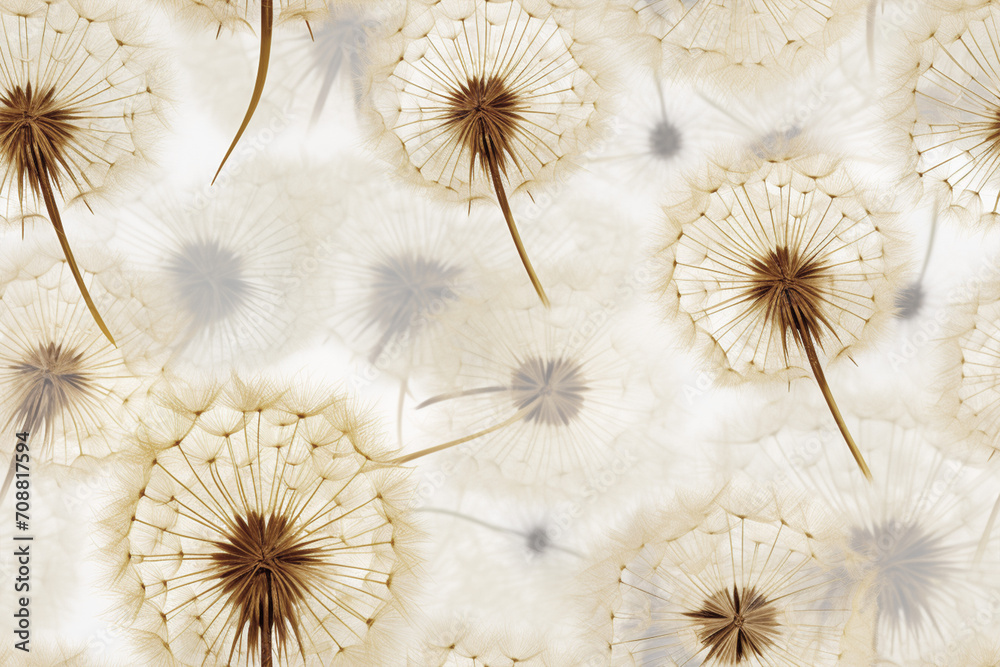 dandelions background wall texture pattern seamless wallpaper