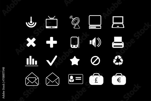 Professional Business Icons Collection for Elegant Designs