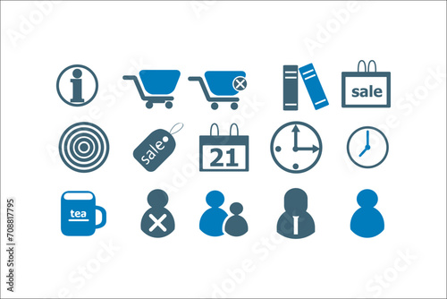 Professional Business Icons Collection for Elegant Designs
