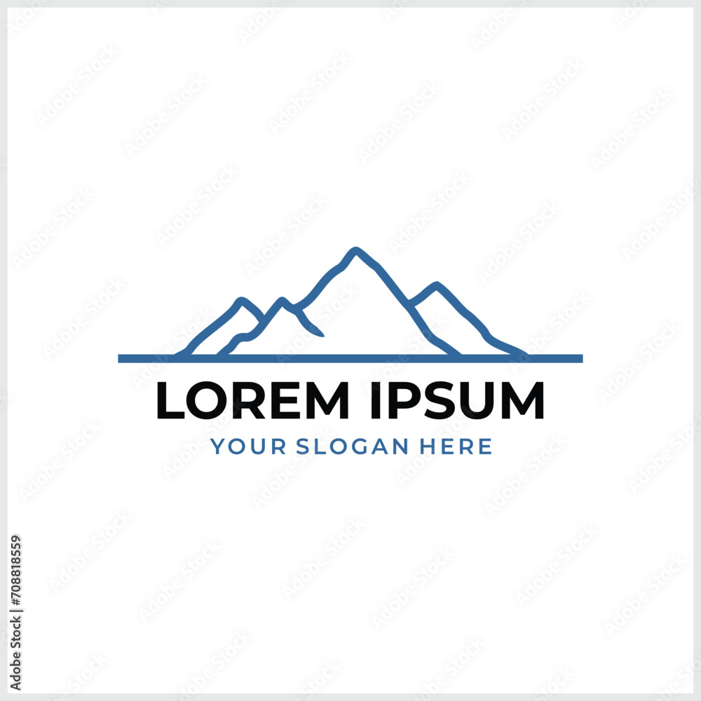 The minimalist concept mountain logo is suitable for company logos related to nature, energy, etc The minimalist concept mountain logo is suitable for company logos related to nature, energy, etc