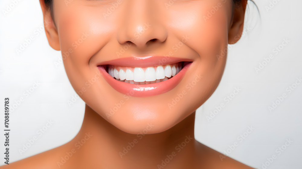perfect smile, woman showing her beautiful smile perfect smile, woman showing her beautiful smile