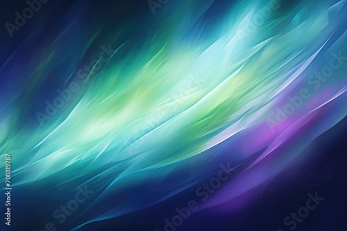 Abstract background Aurora Luminous streaks of color dance across