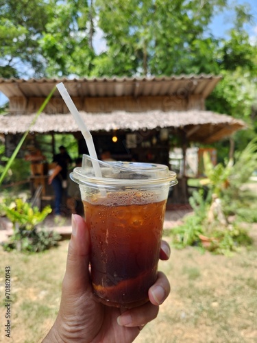 coffee in the garden