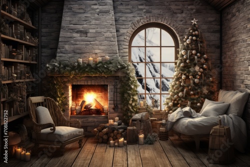 Cozy holiday atmosphere