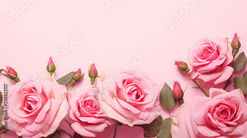 Floral frame with decorative flowers, decorative flower background pattern, floral border background