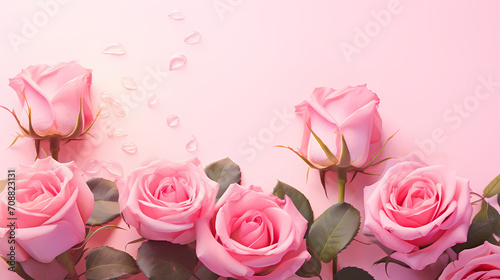 Floral frame with decorative flowers, decorative flower background pattern, floral border background