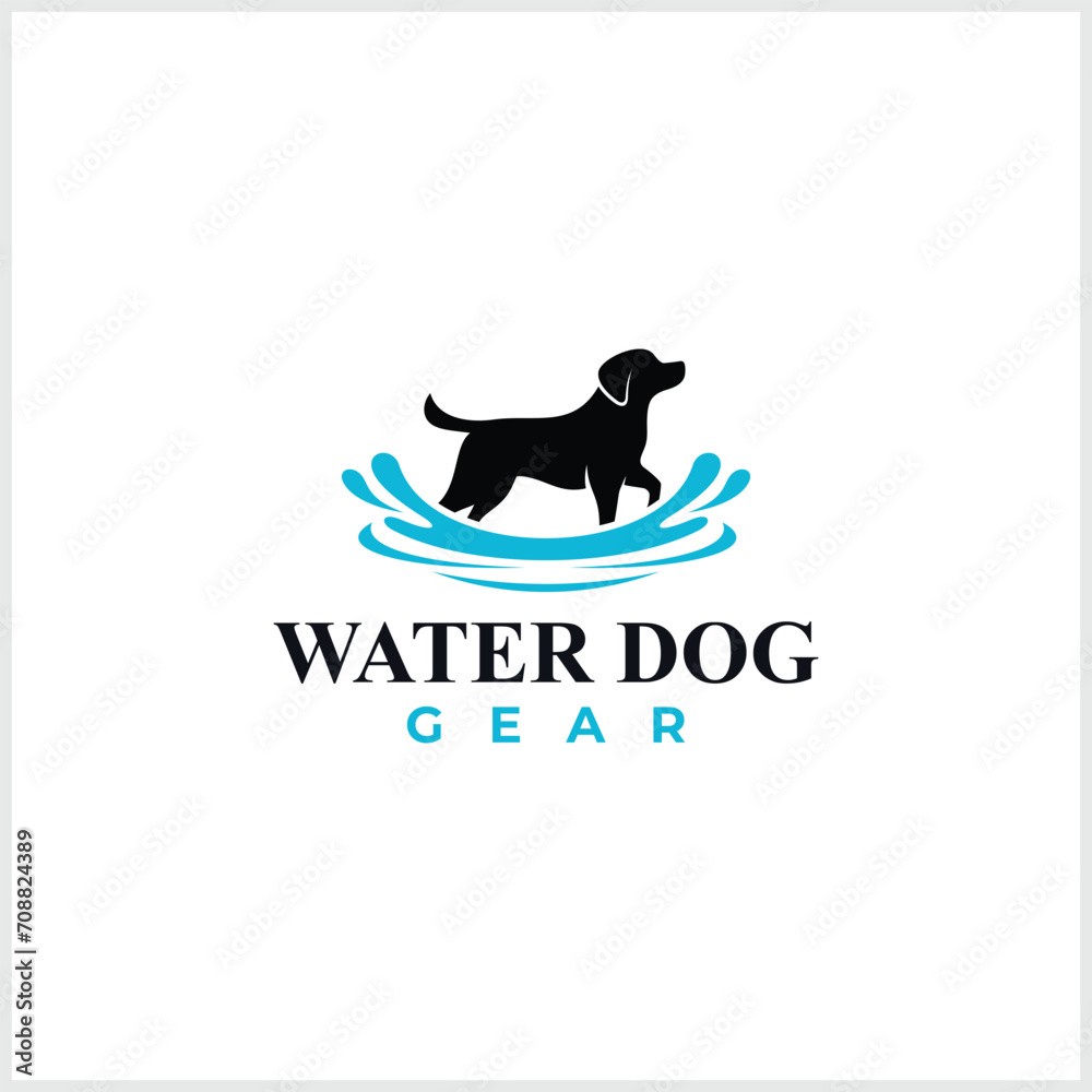 logo design for dog toiletries and hygiene.logo related to dogs