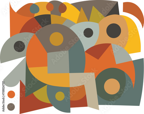 colorful abstract art for background and wallpaper