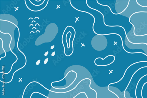 Hand drawn abstract background doodles vector EPS 10