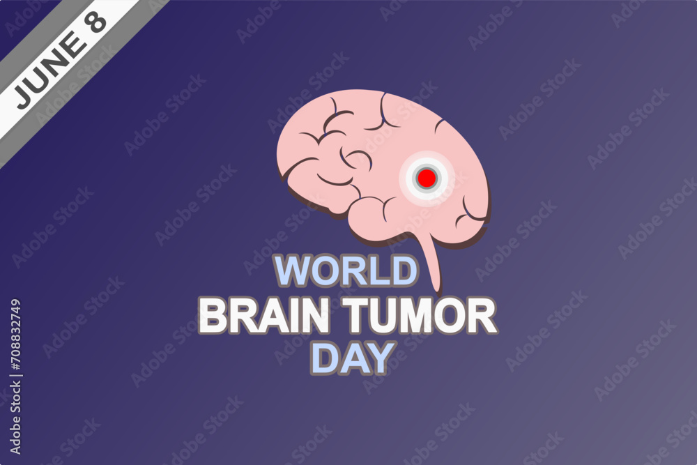 World brain tumor day Concept. Human brain with doctor stethoscope. Raise awareness, Detection and prevention of brain tumour. World brain tumor day Concept. Human brain with doctor stethoscope. Raise awareness, Detection and prevention of brain tumour.
