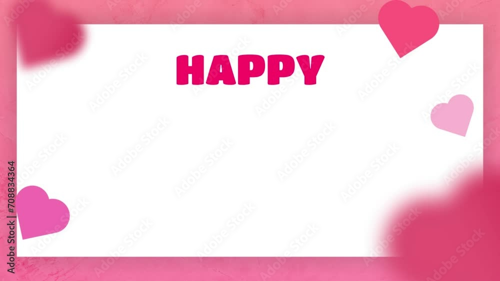 valentines day 4k animated Romantic background Happy Valentine's Day banner. valentines day 4k animated Romantic background Happy Valentine's Day banner.