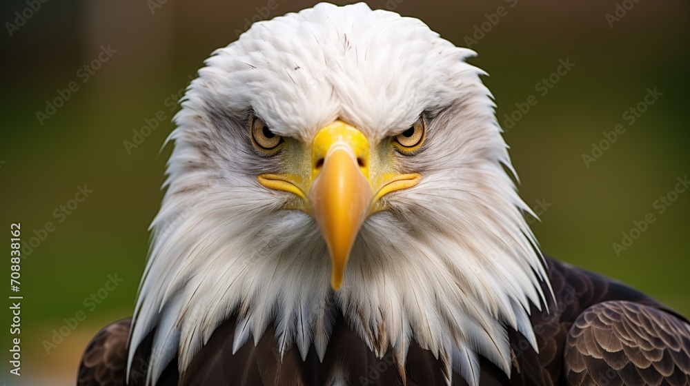 Fototapeta premium Bald Eagle Staredown