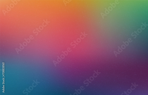 Dark reddish purple, teal, blue, orange grainy gradient background