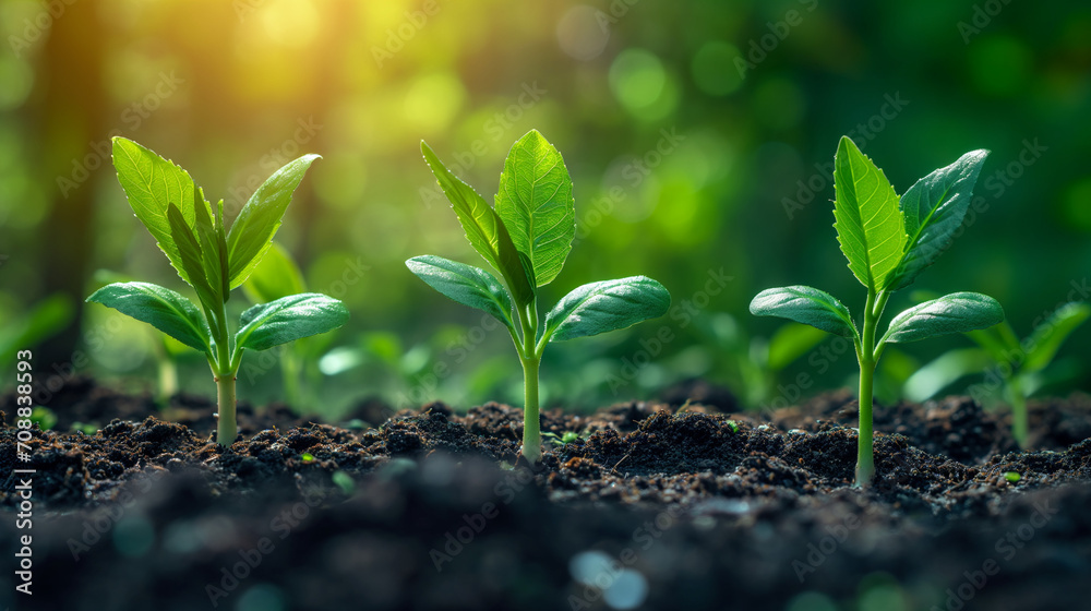 sprout in the soil sprout in the soil
