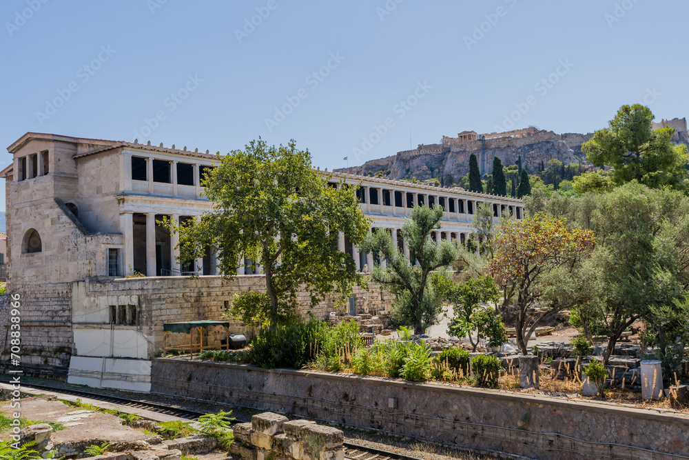 Exterior view of the Museum of the Ancient Agora.