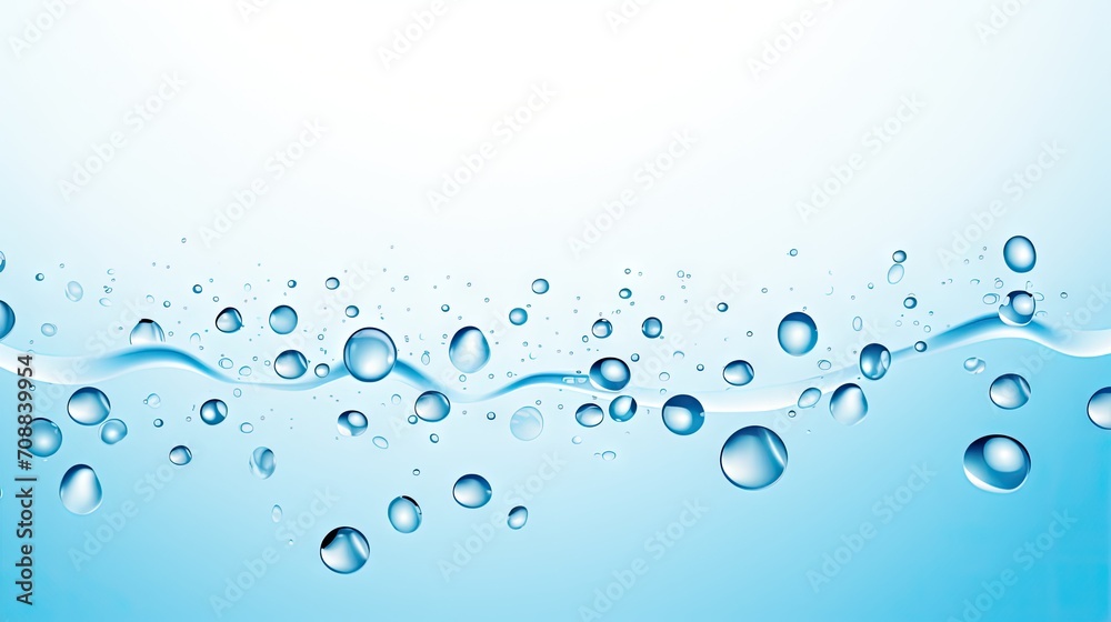 It's a vector background image composed of clean water droplets. white background 
